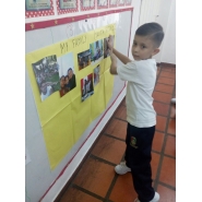 Trabajitos sobre la familia en Ingles con Salita de 5 años
